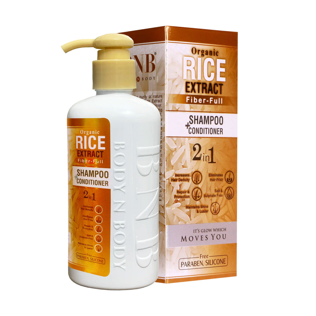 Rice Extract shampoo + Conditioner