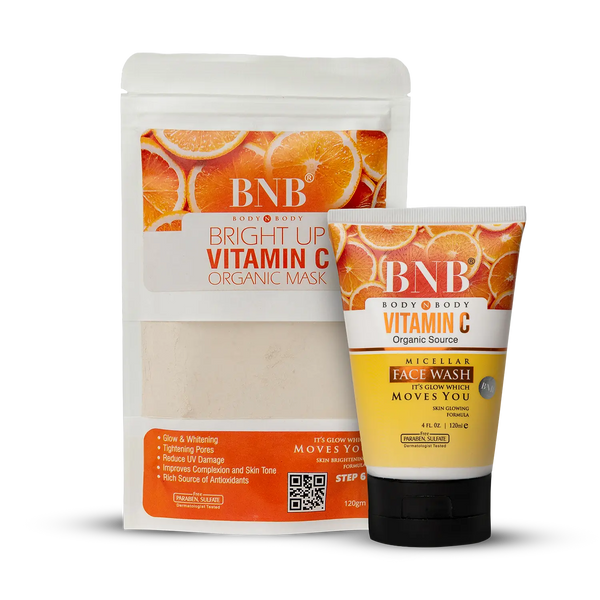 Bright Up Vitamin C Mask + Face Wash